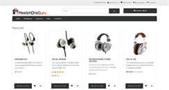 Desktop Screenshot of headphoneguru.com