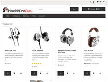 Tablet Screenshot of headphoneguru.com